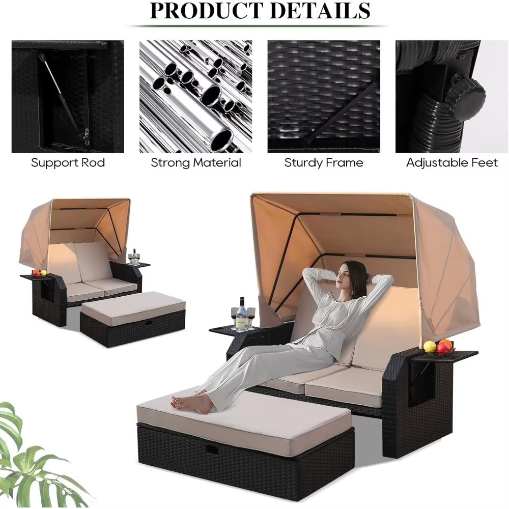 Outdoor Wicker Loveseat - Patio Furniture. Back in Stock!! Only 4 left!!